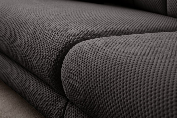 Atelier Del Sofa Gloria - Sofá de 3 Plazas Antracita